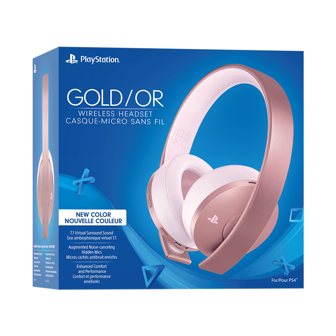 audífono ps4 gold headset inalambrico