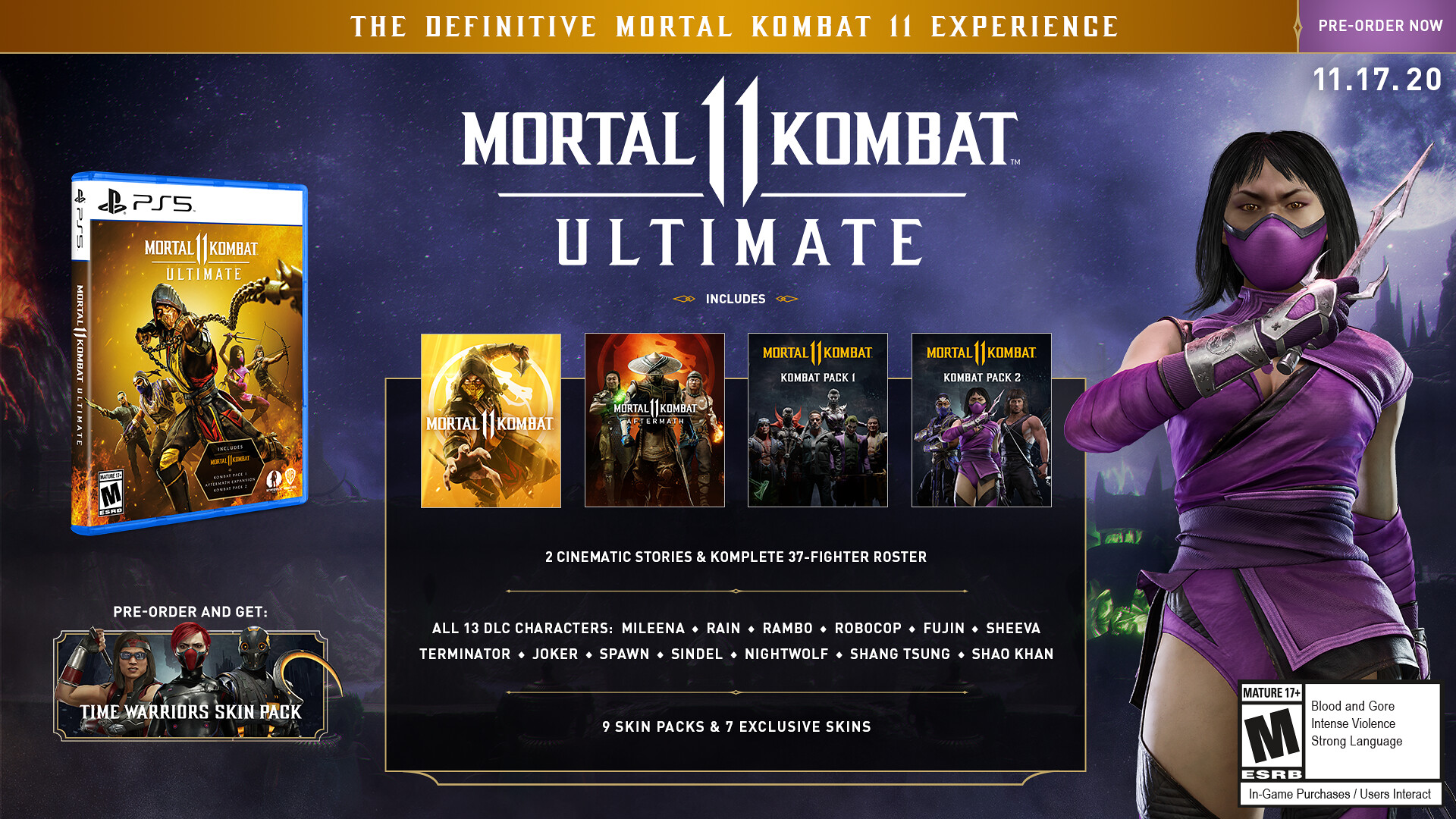 mortal kombat 11 ultimate edition playstation