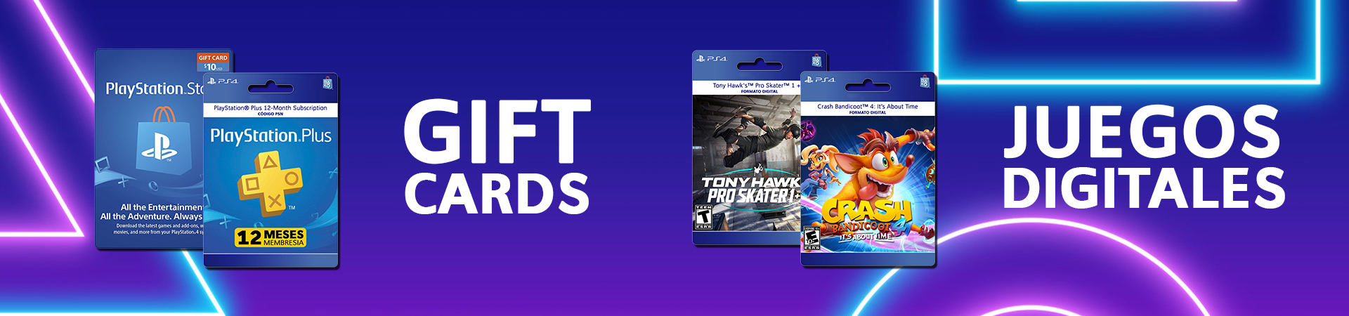 GIFT CARDS PLAYSTATION