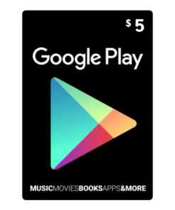 Google Play Gift Card 5$ USD
