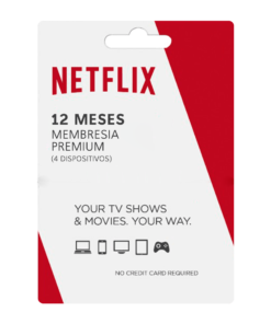 Suscripción Netflix Premium 12 Meses