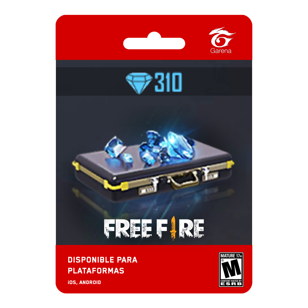 Free Fire Recarga por ID - 310 Diamantes + 31 Bonus