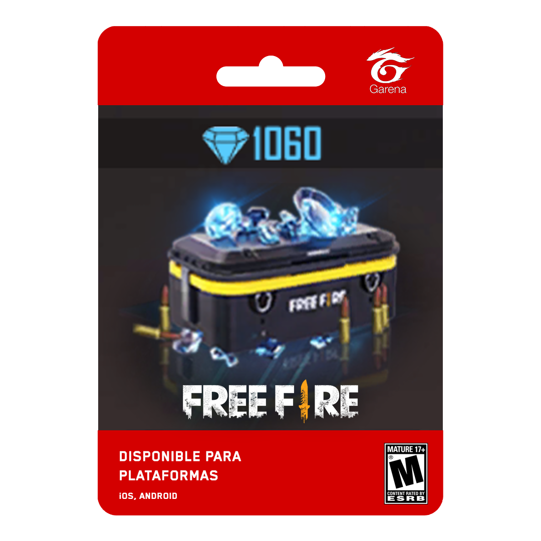 Recarga Free Fire 1060 Diamantes