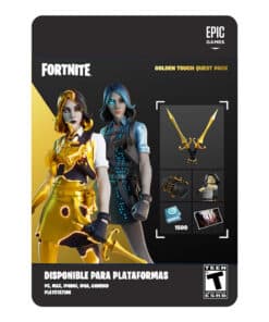FORTNITE PACK TOQUE DORADO